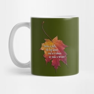 Autumn leaf - To make a wish Mug